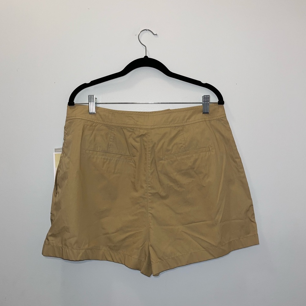 Michael Kors Khaki Shorts Dressy Casual Pocketed NWT Ladies 10 - Picture 6 of 7